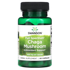 Чага Экстракт - Swanson, США, 60 капсул