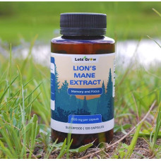Ежовик Гребенчатый Экстракт — микродозинг для фокуса и памяти, 120 капсул