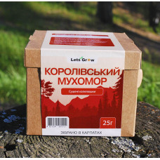 Мухомор Королевский Сушеный - отборные шляпки (25г) для микродозинга