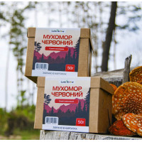 Мухомор Красный Сушеный - отборные шляпки (50г) для микродозинга.